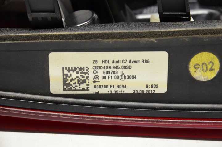 фото №8, Audi rs6 c7 лампы зад 4g9945095d 096d 093d 094d