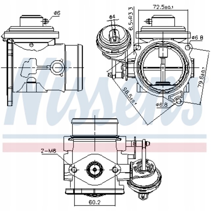фото №12, Nissens клапан egr vw t4 2,5tdi