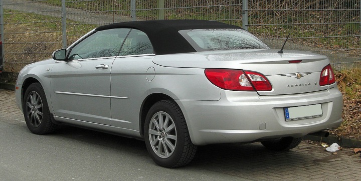 фото №12, Chrysler sebring 3 iii 4d cabrio фара левая задняя
