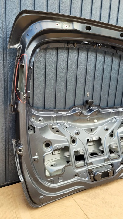 фото №10, Renault scenic iii 09- крышка багажника зад задняя