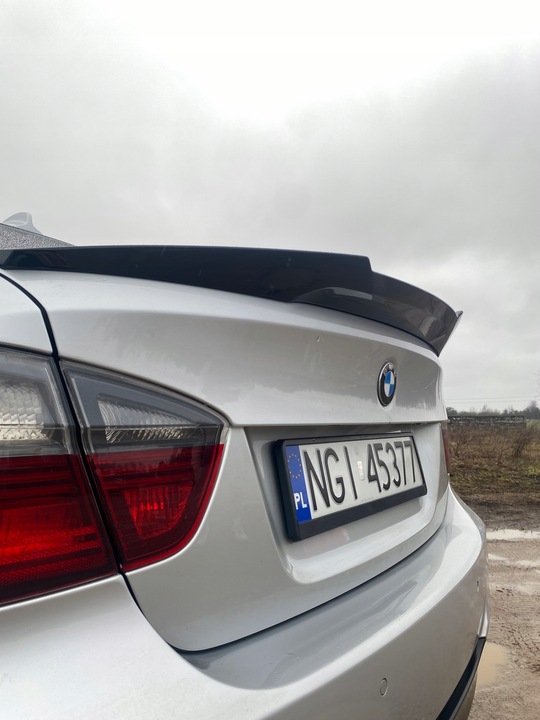 фото №14, Bmw 3 e90 спойлер спойлер m4 чёрная abs спойлер задний крышный na крышка багажника зад m3