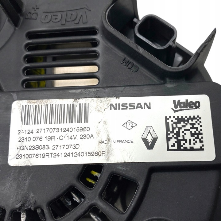 фото №13, Генератор renault master iii alaskan 2.3 dci 231007619r