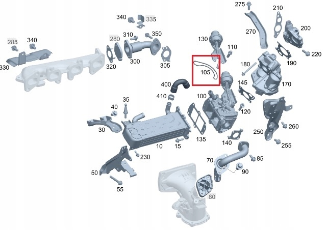 фото №2, Mercedes sprinter vito прокладка клапана bypass
