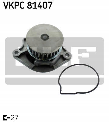фото №13, Skf vkpc 81407 насос води, охолодження двигуна