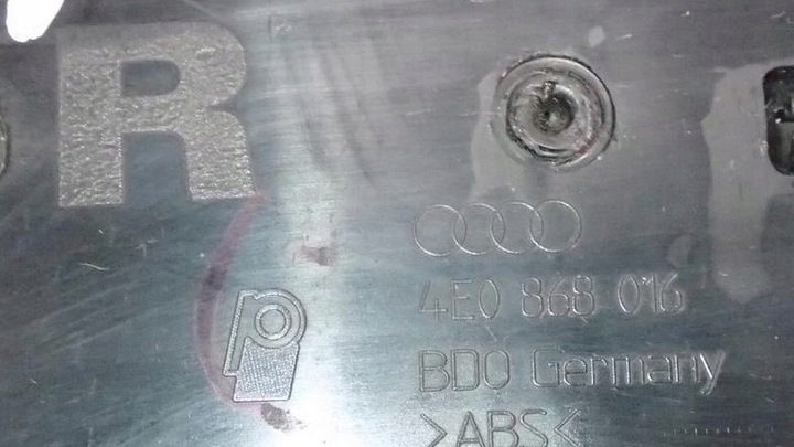 фото №7, Боковина двері праві перед 4e0868016 audi a8 s8 d3