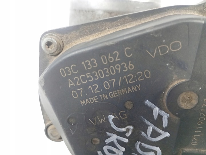 фото №5, Skoda fabia 1 i 99-08 дросельна заслінка 1.4 оригінальний номер 03c133062c