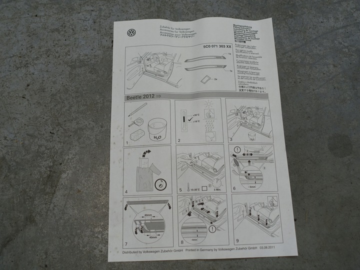 фото №9, Vw beetle 5c fusca планка порогова ліва права накладка na поріг нове оригінал