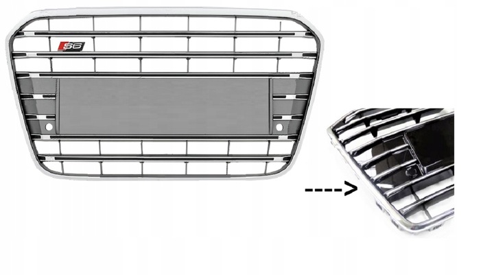 фото №1, Решітка радіатора решітка перед audi a6 4f c6 11-14 s6