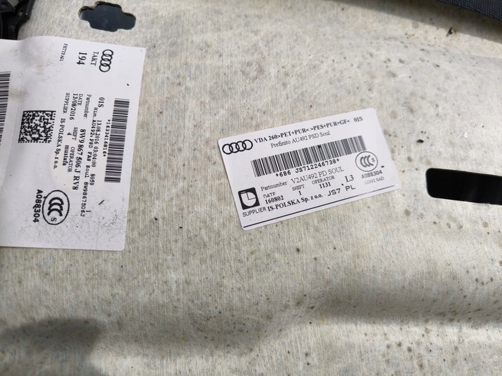 фото №15, Потолок audi a4 b9 s line avant универсал 8w9867506j rv8 панорама