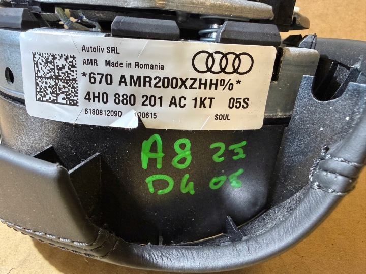 фото №10, Audi a8 d4 рестайлінг повітряна подушка водія подушка  soul 4h0880201ac