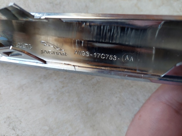 фото №6, Планка - хром бампера - левый - jaguar xj x351