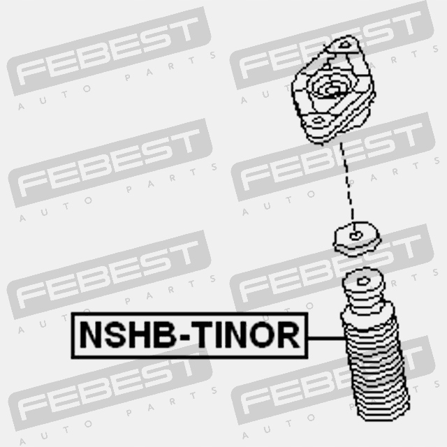 фото №14, Защита амортизатора заднего febest nshb-tinor