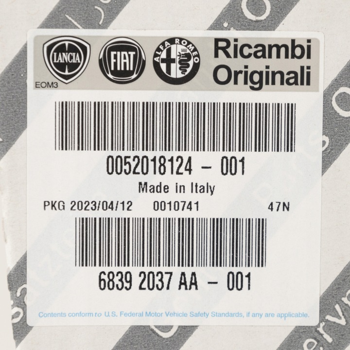 фото №8, Замок двері 52018124 fiat 500l 2012- праве заднє зад 4 контакти