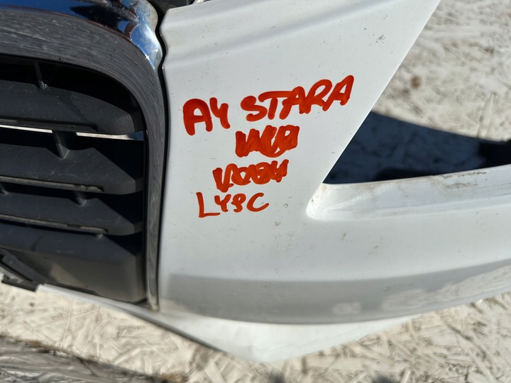 фото №10, A4 8k бампер перед білий омивачі pdc ly9c