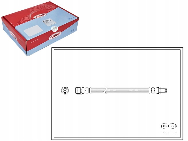 фото №1, Шланг гальмівний гнучкий mercedes w245 b-klasa зад