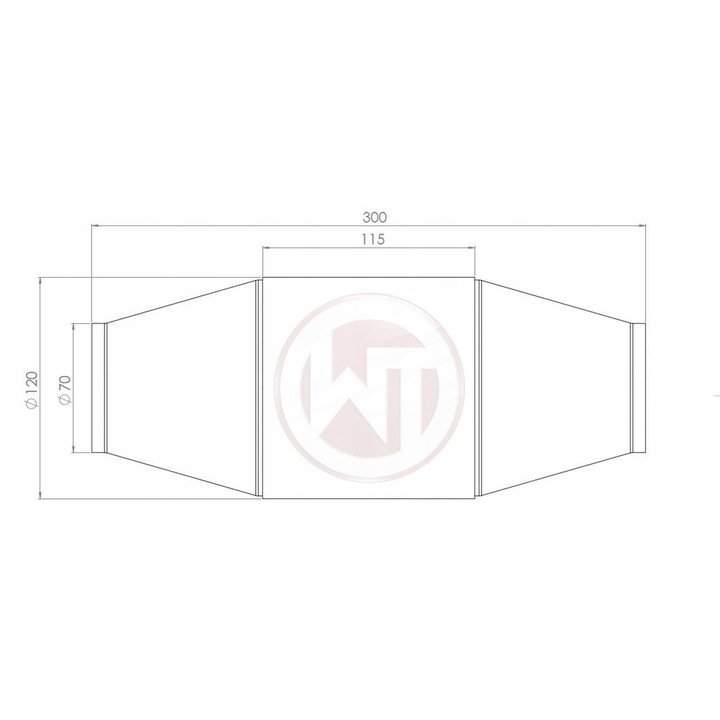 фото №7, Каталізатор 100cpsi eu6 120x300mm wagner тюнінг