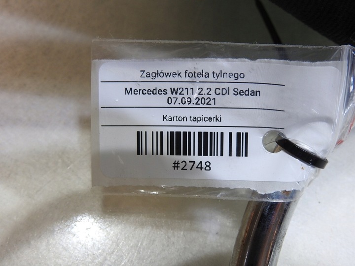 фото №7, Підголівник зад задній mercedes w211