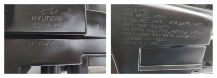 фото №16, Лампа права перед hyundai ioniq 2016- ксенон led 92102-g2120