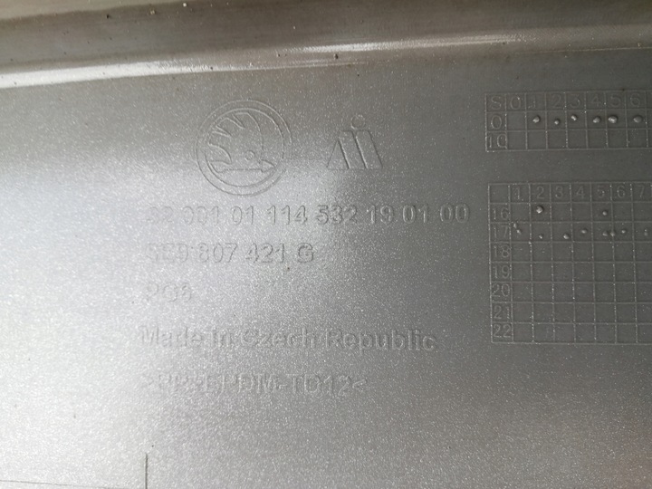 фото №16, Бампер зад skoda octavia iii рестайлінг fl універсал 16-21 оригінальний номер 5e9807421g оригінал