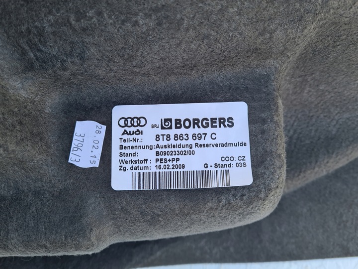 фото №6, Колесо докатка , ниша колёса audi a5 sportback 8ta