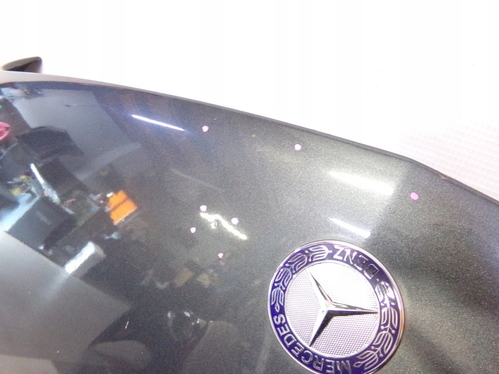 фото №7, Капот крышка двигателя mercedes c-klasa w204 755 серый tenoryt