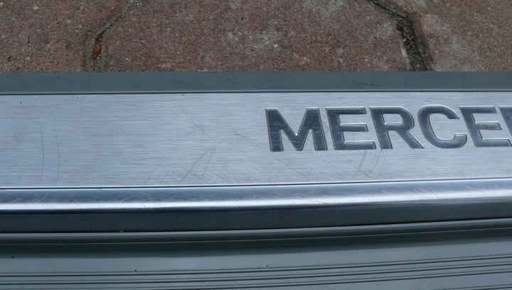 фото №2, Планки nadkładki порога пороговые mercedes w140 4szt