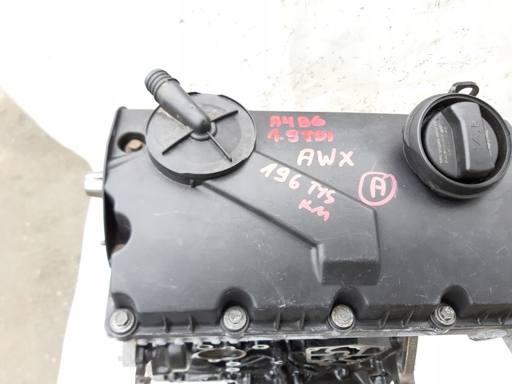 фото №6, Двигун audi a4 b6 1.9 tdi awx 196 tyś km