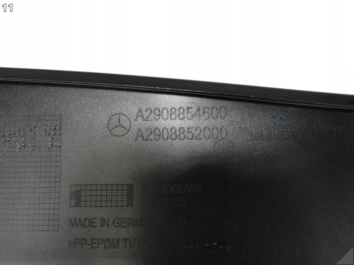 фото №12, Mercedes x290 4-door amg gt 63 18- бампер спойлер диффузор накладка зад