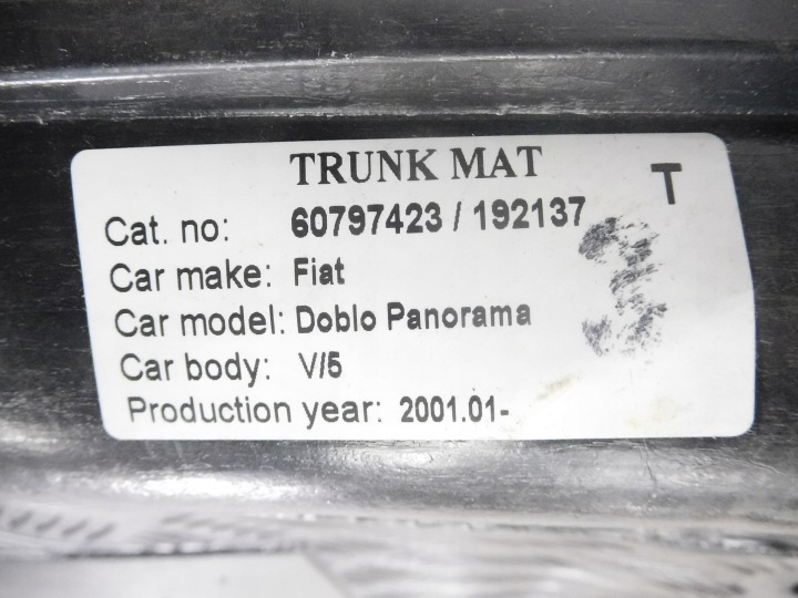 фото №6, Килимок багажника fiat doblo панорама 60797423