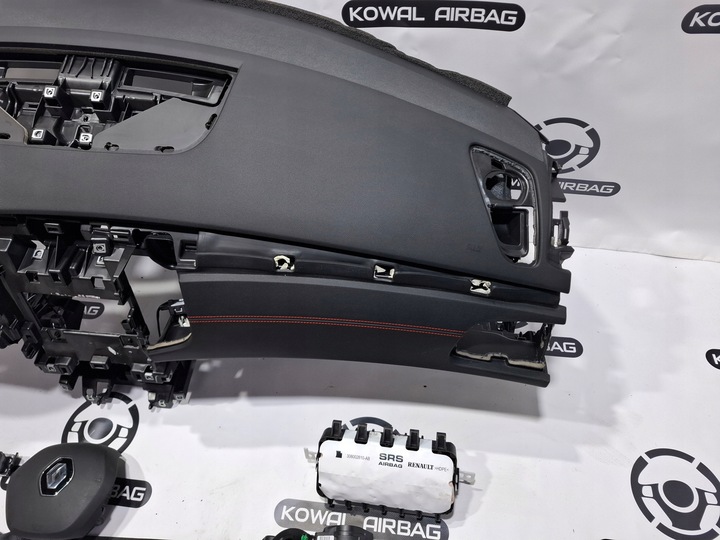 фото №5, Renault talisman head up красная nić панель консоль подушка безопасности ремни оригинал