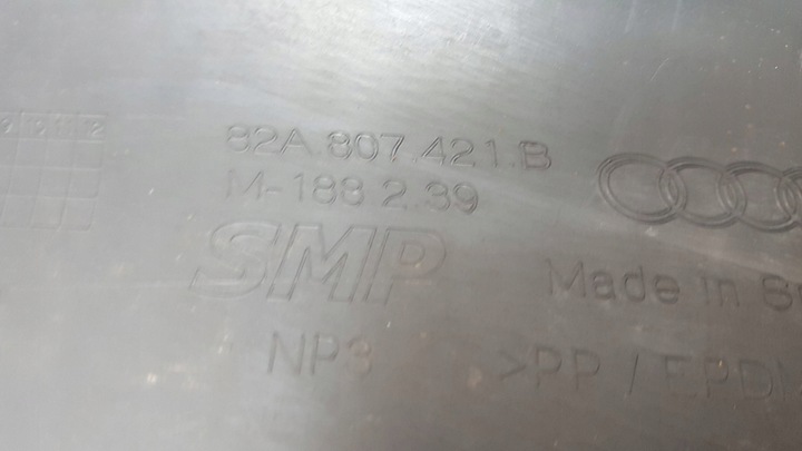 фото №7, Audi a1 ii 82a накладка спойлер бампера зад заднего