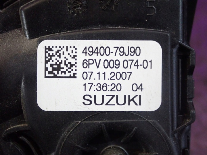фото №5, Fiat sedici 1.9 dci потенціометр педаль газу 6 pin 49400-79j90 6pv009074-01