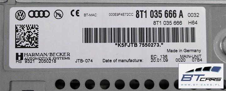 фото №10, Audi a4 a5 q5 набор mmi 3g монитор + считыватель + панель 8t0919609f 8t1035666