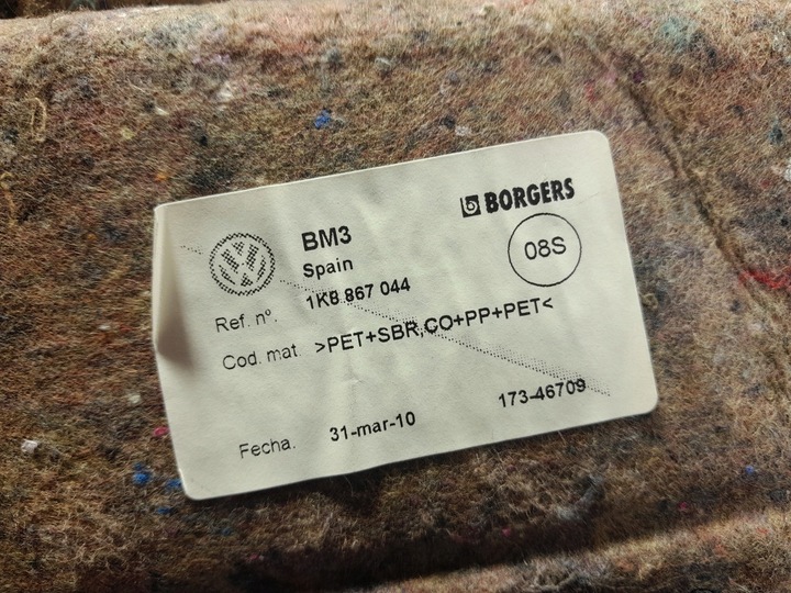 фото №10, Vw scirocco боковина оббивка зад задній праві 1k8867044at