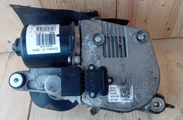 фото №9, Моторчик дворники левый перед citroen c5 iii x7 eu 9682755580 2011r.