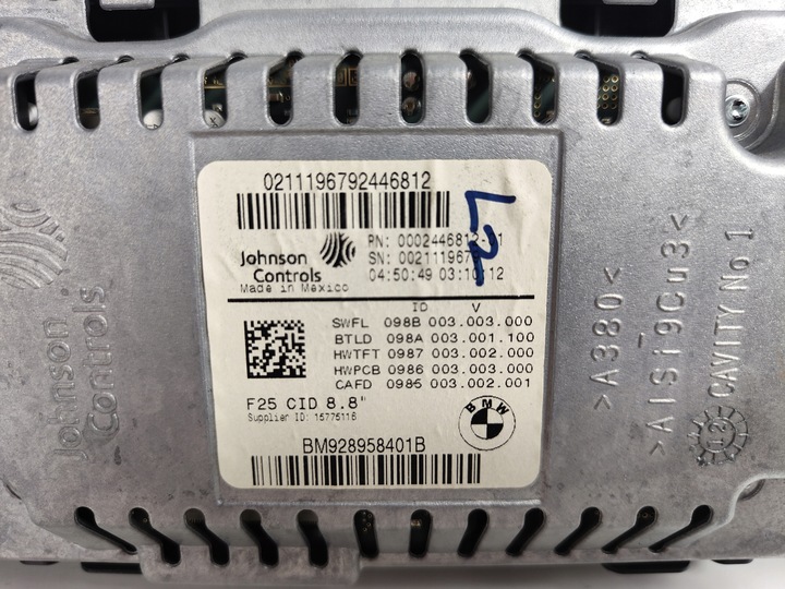 фото №7, Bmw f25 x3 8.8 дисплей экран навигации 9289584