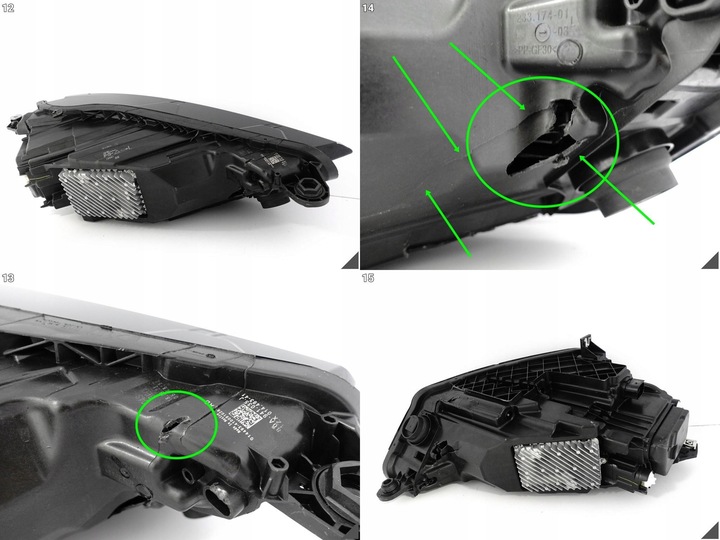 фото №10, Audi q5 sq5 ii 80a fy рестайлинг 21- matrix полный led лампа левая перед eu 035j