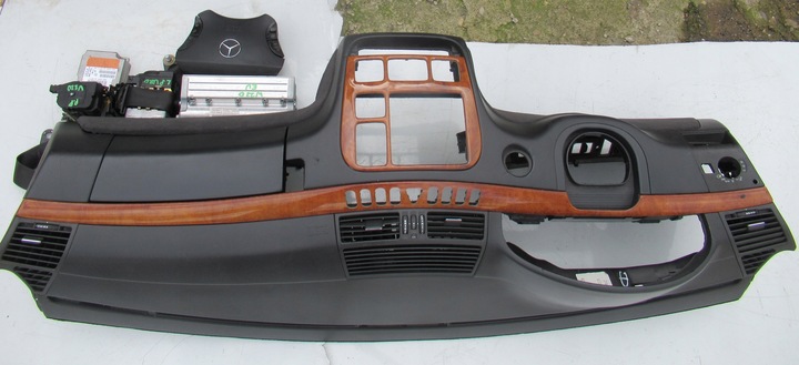 фото №7, Mercedes w220 панель консоль капот ремені подушки