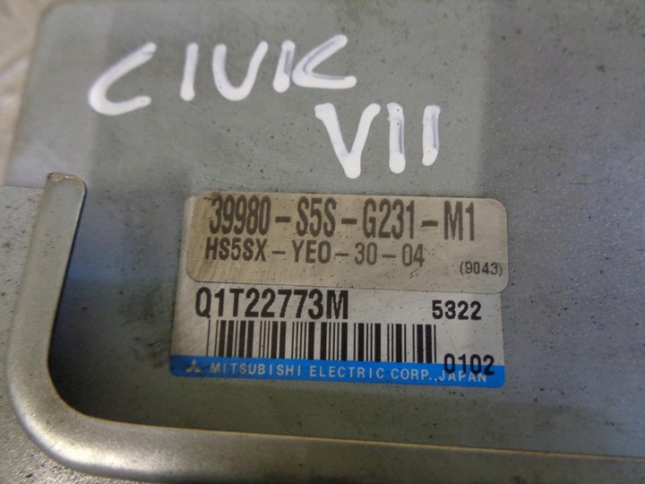 фото №6, Модуль підсилювача honda civic vii 00- q1t22773m