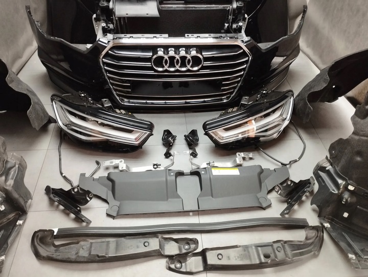 фото №10, Audi a6 c7 4g рестайлинг капот бампер лампы pas крылья ly9t