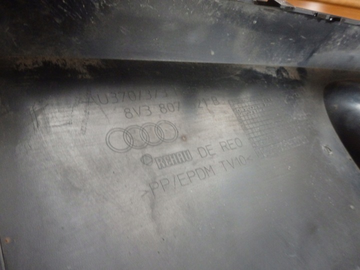 фото №9, Спойлер бампера audi a3 sportback 5d 2014 r 8v3807521b