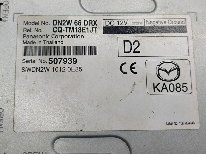 фото №8, Mazda cx-30 2019 панель / радіопрогравач cd/dvd/gps