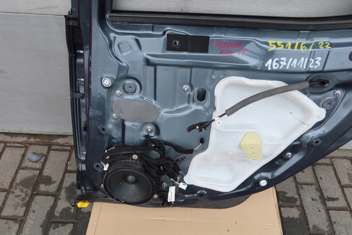 фото №16, Двері правий зад megane iv без гідропідсилювача скла i планки