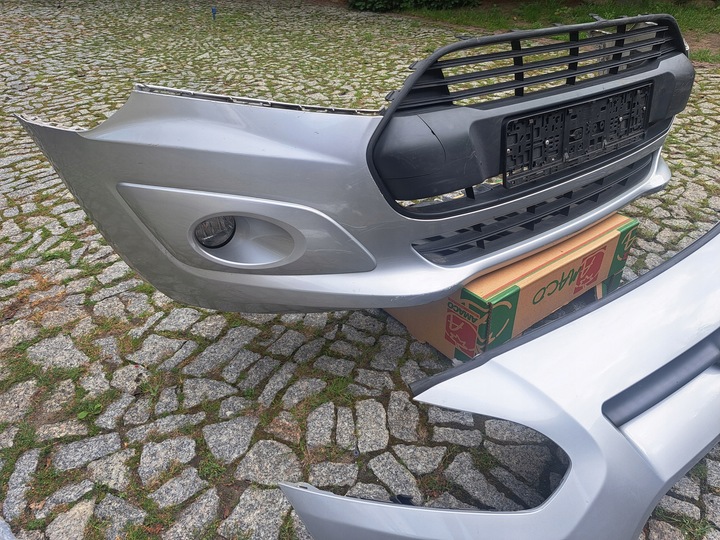 фото №9, Ford connect mk2 13-18 pas переднее бампер решётка радиатора замок лампы перед противотуманные фары