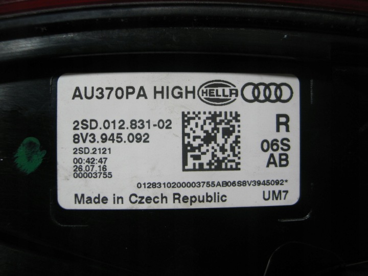 фото №12, Фара зад задняя audi a3 8v 8v3 8v3945092 led