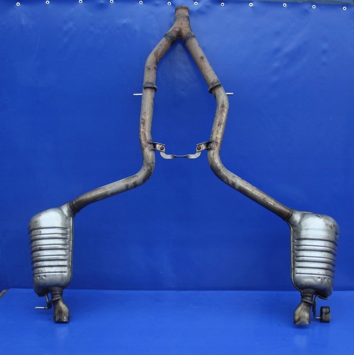 фото №8, 2 x глушник кінцевий глушники комплект оригінальний номер mercedes cls w218 c218 a2124910100