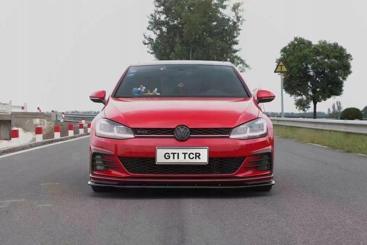 фото №2, Сплиттер накладка спойлер vw golf mk 7 gti tcr spliter спойлер перед