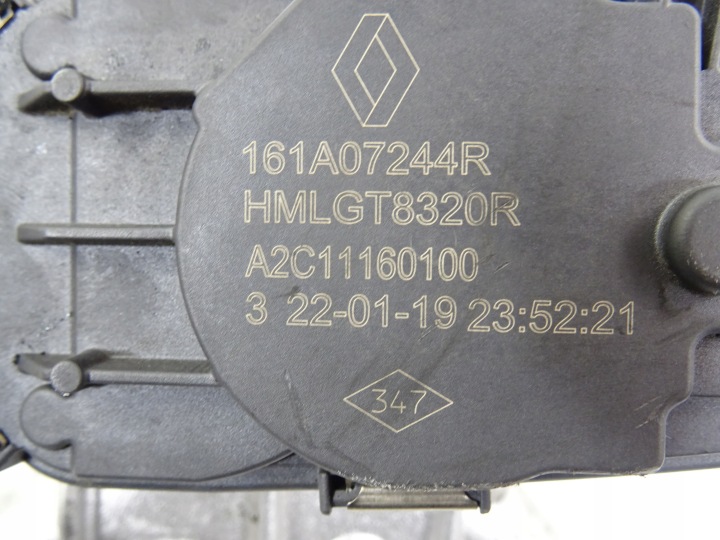 фото №9, Qashqai ii j11 рестайлинг 1.7 dci дроссельная заслонка коллектор 161a07244r 147369928r