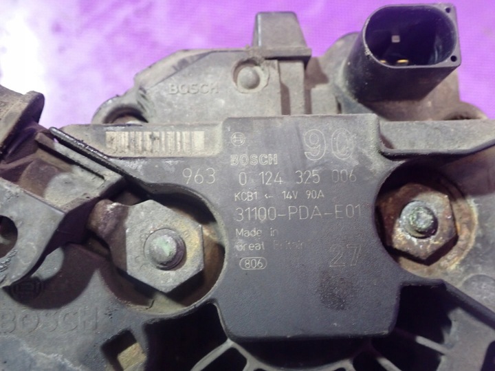 фото №8, Honda accord vi 97-02 1.8 136km генератор 31100-pda-e01 0124325006 90a