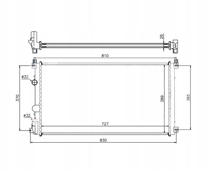фото №1, Радіаторів renault master, 01.04 - 12.06 21400-00q0g